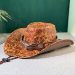 Classic Cowboy Hat with Longhorn Detail