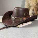 Classic Cowboy Hat with Longhorn Detail