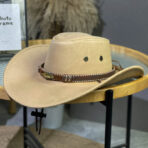 Cowboy Hat with Decorative Leather Band