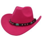 Cowboy Hat with Studded Turquoise Band