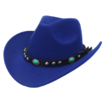 Cowboy Hat with Studded Turquoise Band