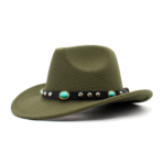 Cowboy Hat with Studded Turquoise Band