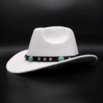 Cowboy Hat with Studded Turquoise Band