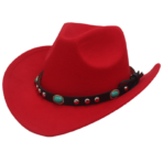 Cowboy Hat with Studded Turquoise Band