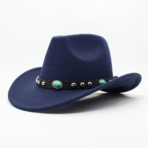 Cowboy Hat with Studded Turquoise Band