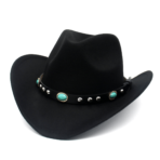 Cowboy Hat with Studded Turquoise Band