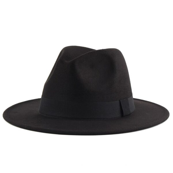 Fedora Hat with Black Band Accent