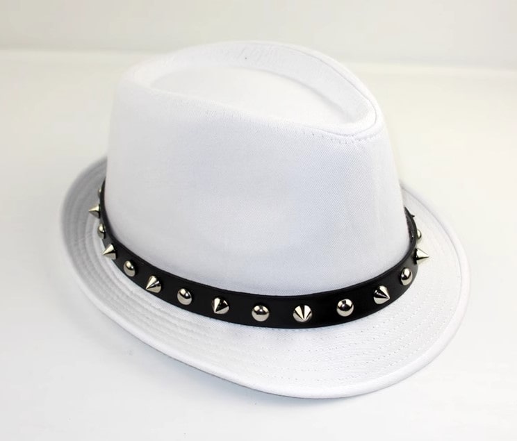 Fedora Hat with Studded Black Band