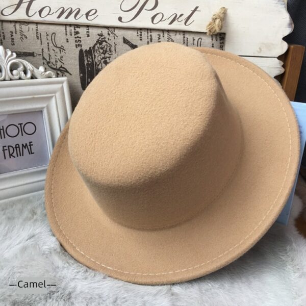 Felt Hat with Wide Brim