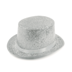 Sparkling Glitter Top Hat with Ribbon