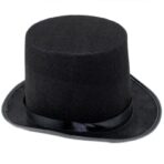 Top Hat with Satin Ribbon