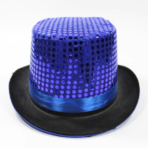 Top Hat with Satin Trim