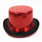 Top Hat with Satin Trim