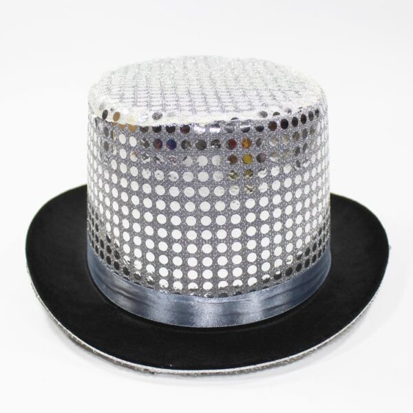 Top Hat with Satin Trim