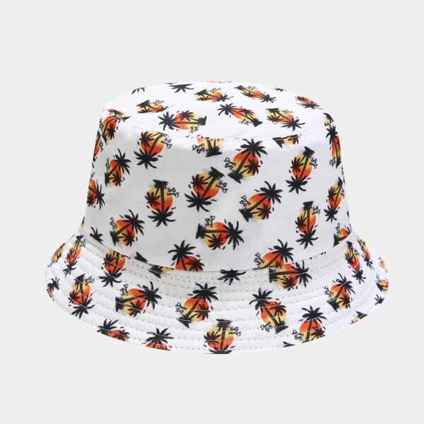 Tropical Palm Tree Print Bucket Hat