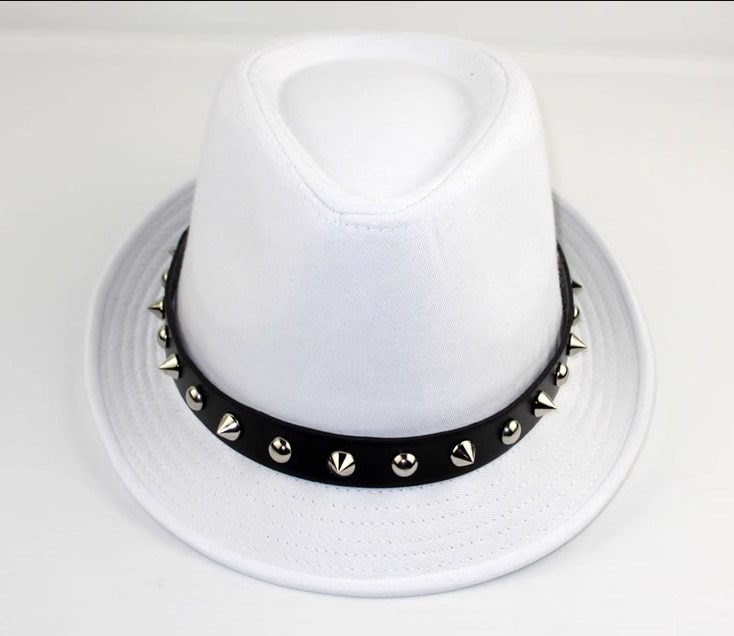 Fedora Hat with Studded Black Band